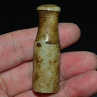 和田玉老包浆玉烟嘴